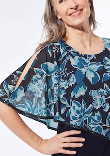 Festliches Kleid mit feinem Chiffonüberwurf thumbnail 6