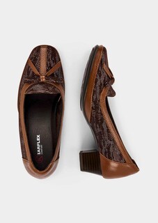 Leder-Pumps mit Reptil-Optik thumbnail 2