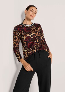 Langarmshirt mit Print-Mix thumbnail 3