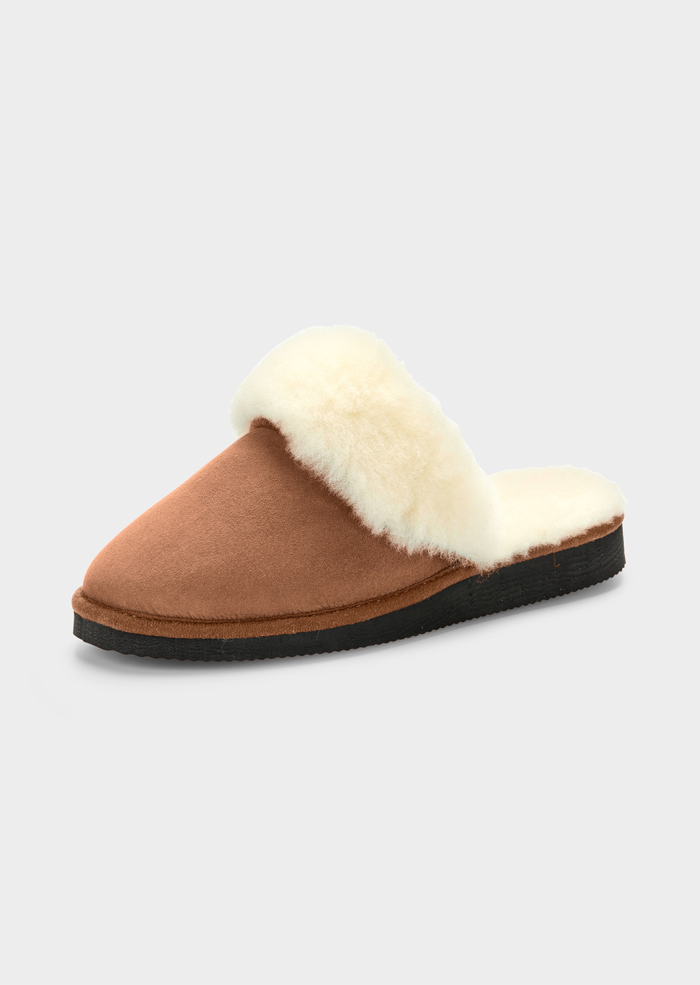 Pantoffels van lamsvacht