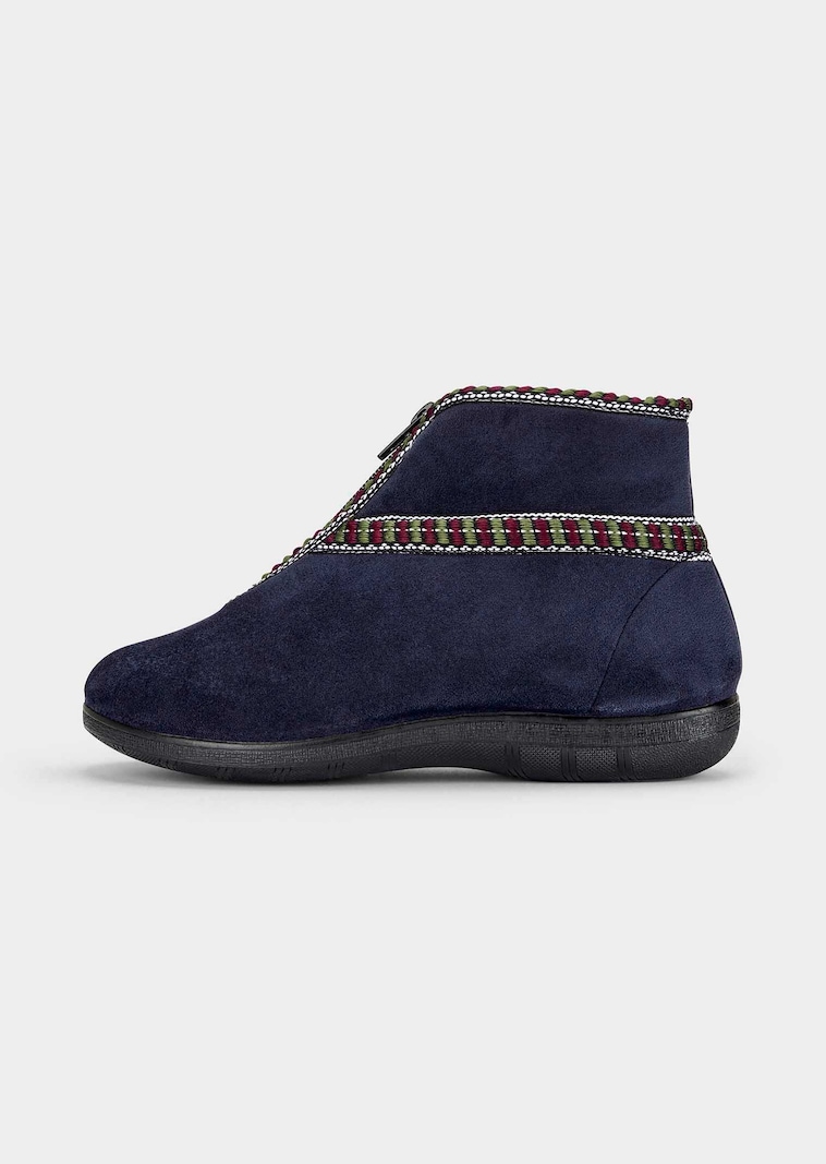 Pantoffels met een hoge schacht