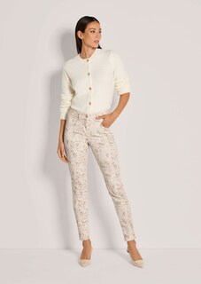 Gemusterte Slim-Hose im 4-Pocket-Style thumbnail 3