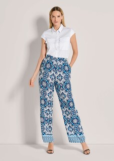 Weite Sommerhose mit Unikat-Print thumbnail 3