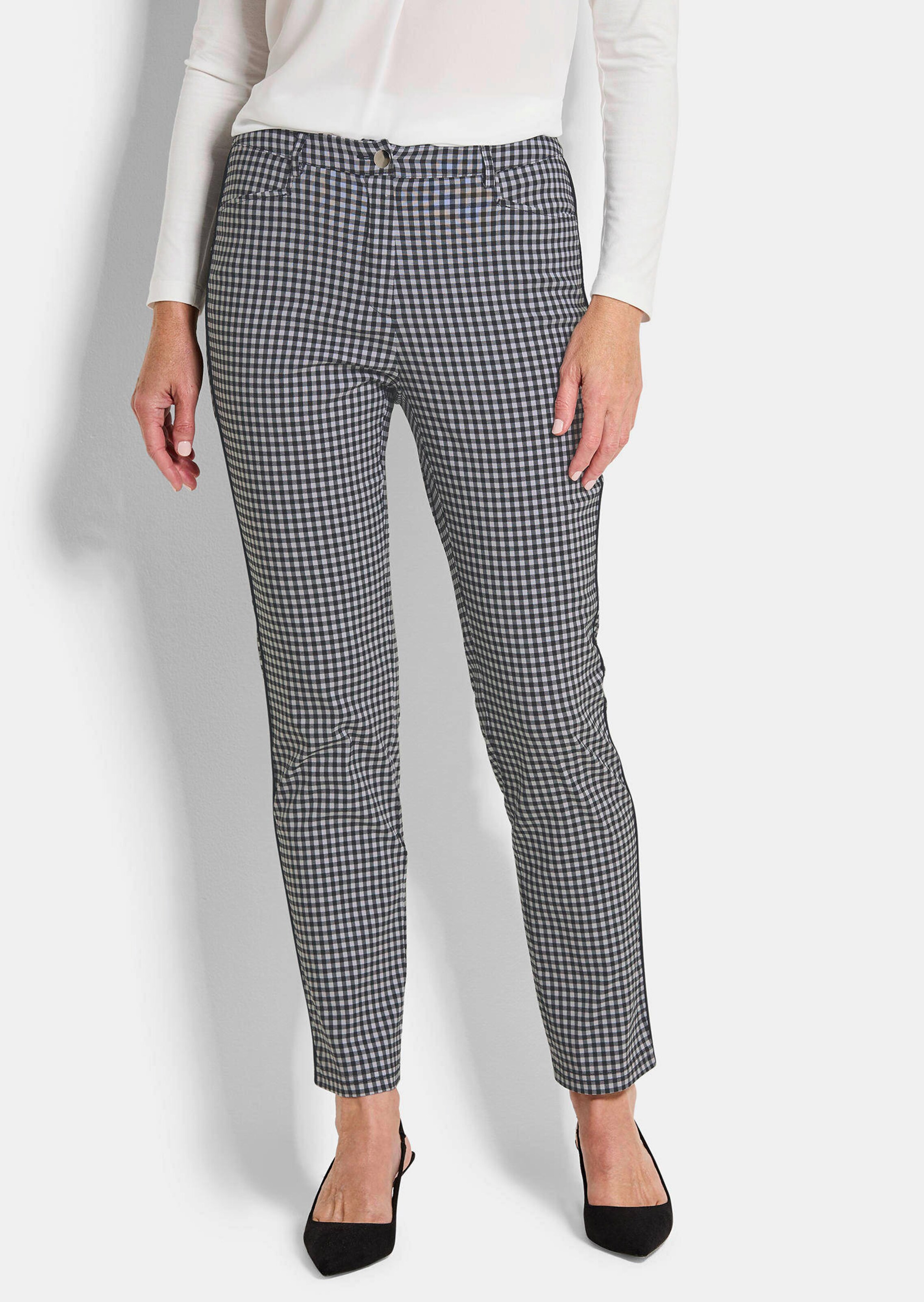 Vichy-Hose LOUISA in Seersucker Qualität