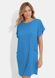 Legeres Strandkleid aus glatter Funktionsware thumbnail 1