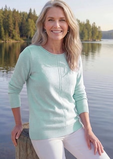 Tricot pullover van zuivere merinowol thumbnail 7