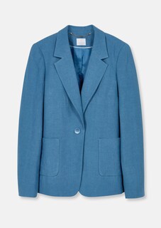 Leinenblazer in Boxy-Form thumbnail 7
