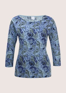 Kaschmir-Pullover mit Allover-Print thumbnail 7