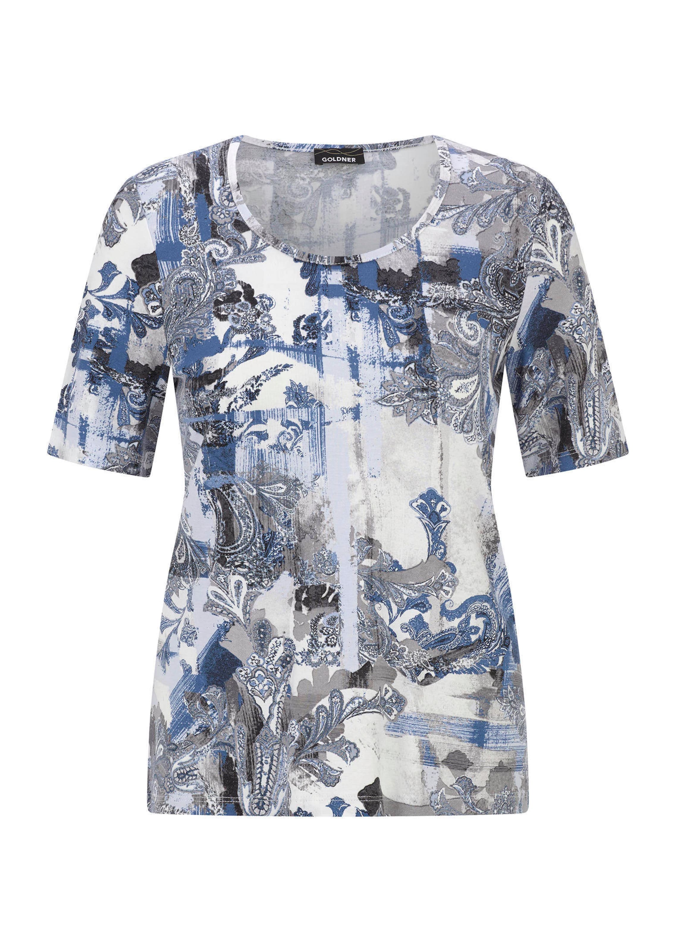 Viskoseshirt mit femininem Paisley-Print
