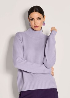 Stehkragen-Pullover in edler Melange thumbnail 2