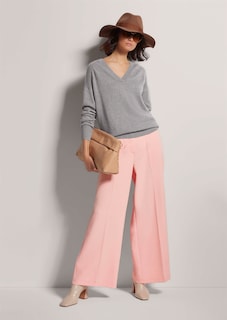 Kaschmir-Pullover mit Rippdetails thumbnail 5