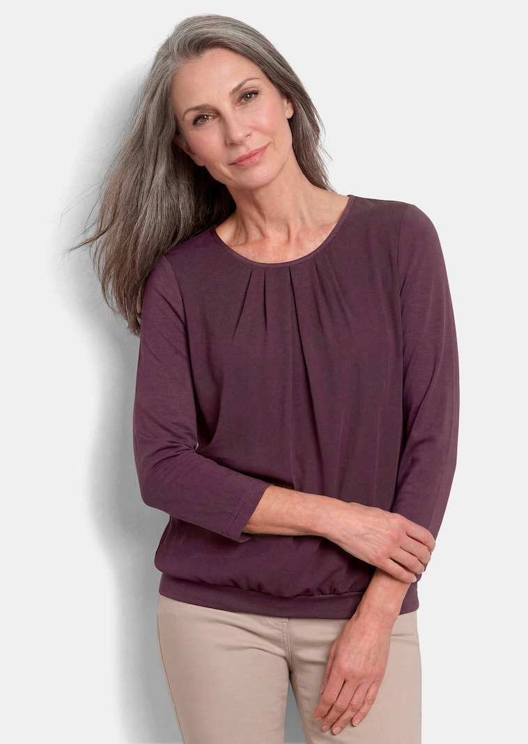 Gepflegtes Shirt in eleganter Blusen-Optik