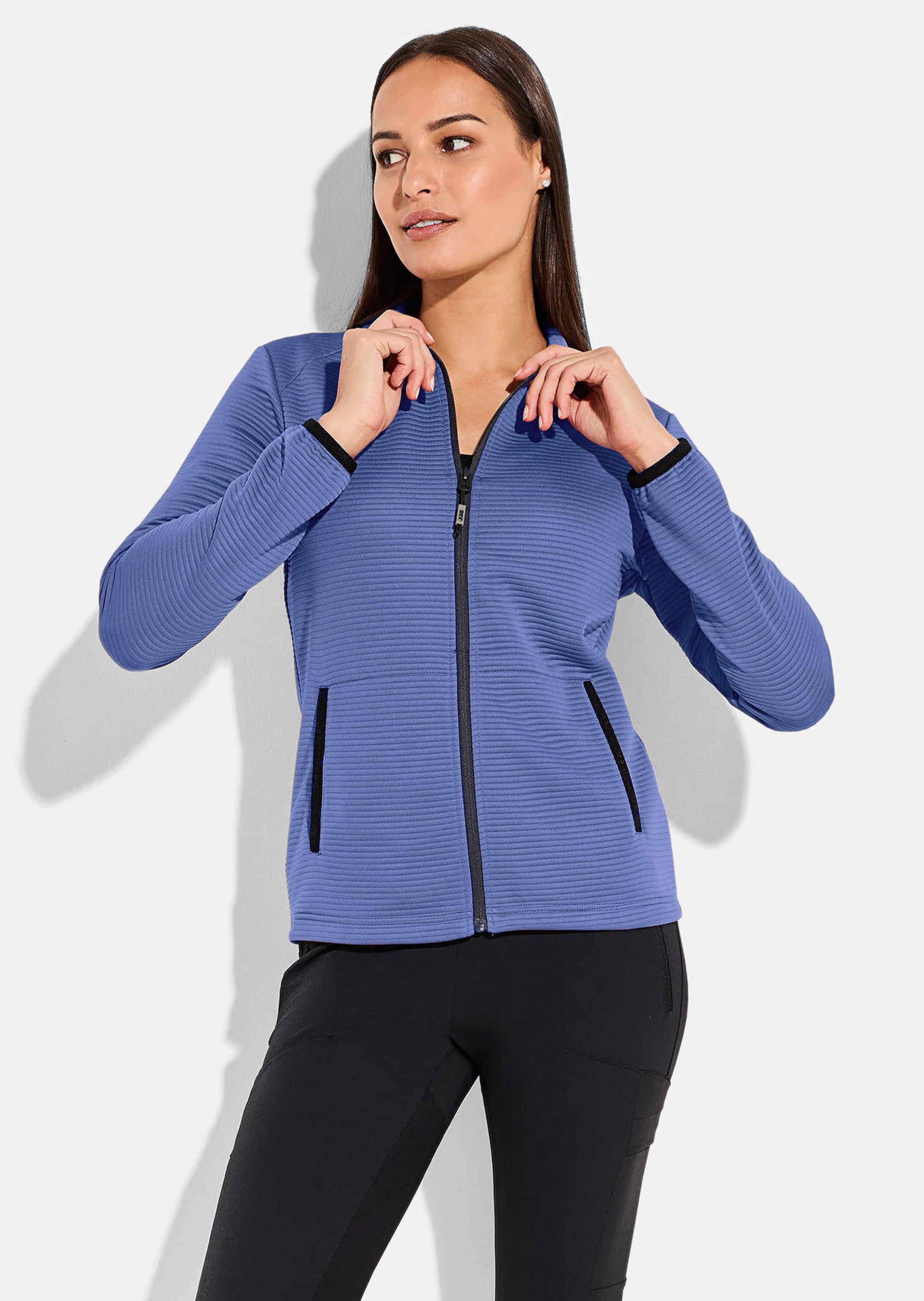 Gerippte Freizeitjacke