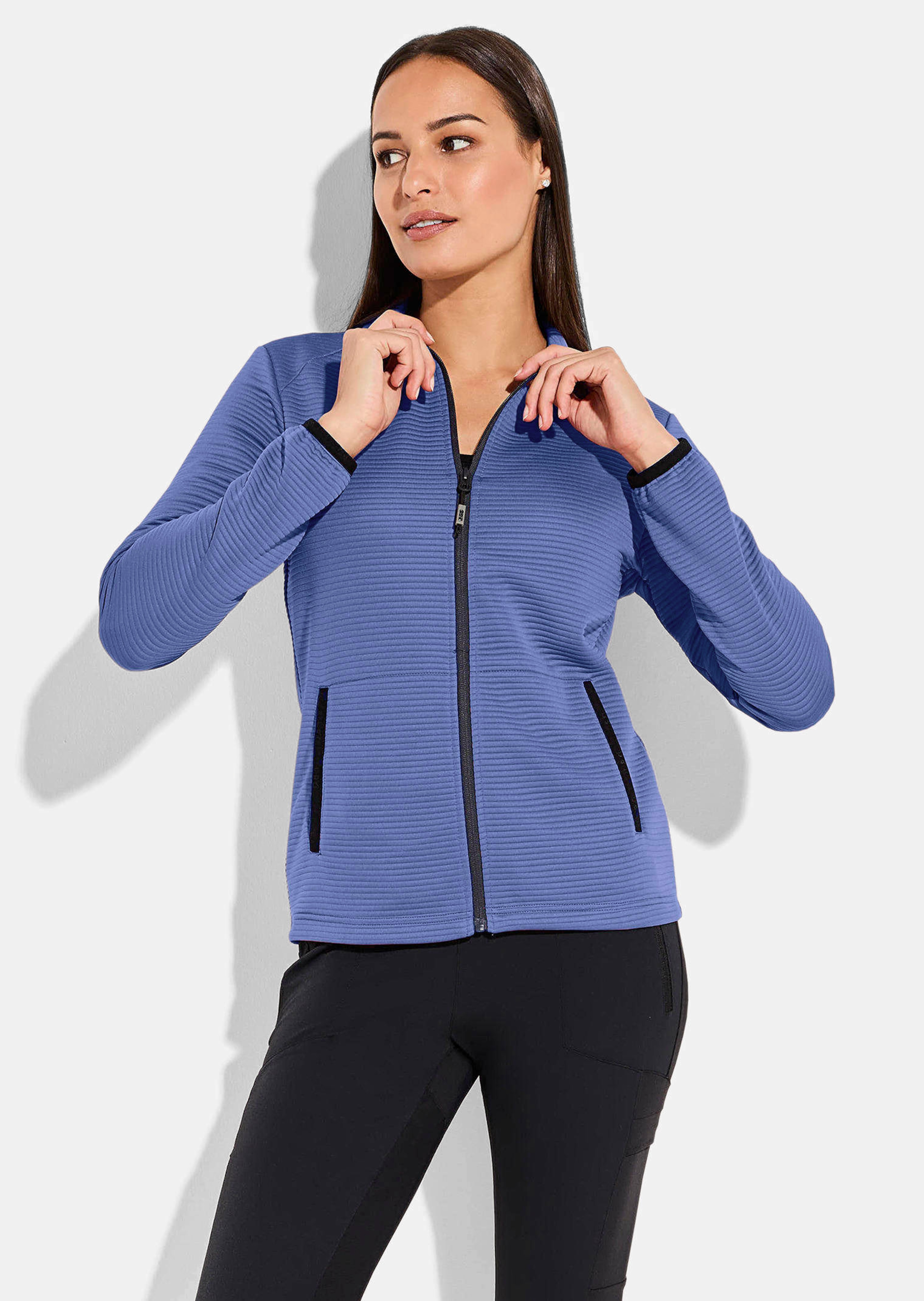 Gerippte Freizeitjacke