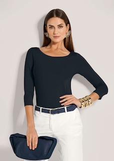 Shirt mit U-Boot-Ausschnitt thumbnail 5