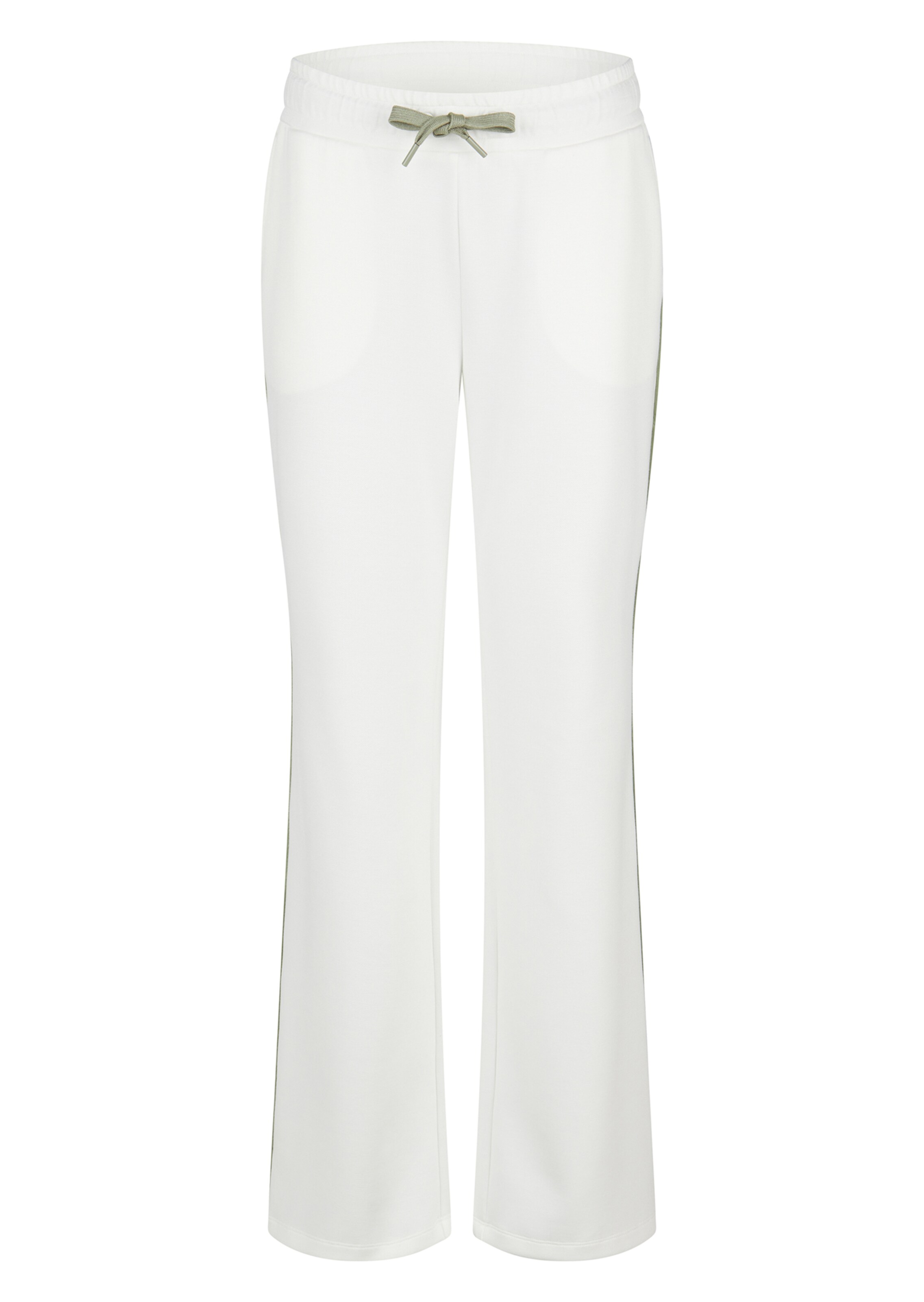 Sweatbroek met een contrasterende bies opzij