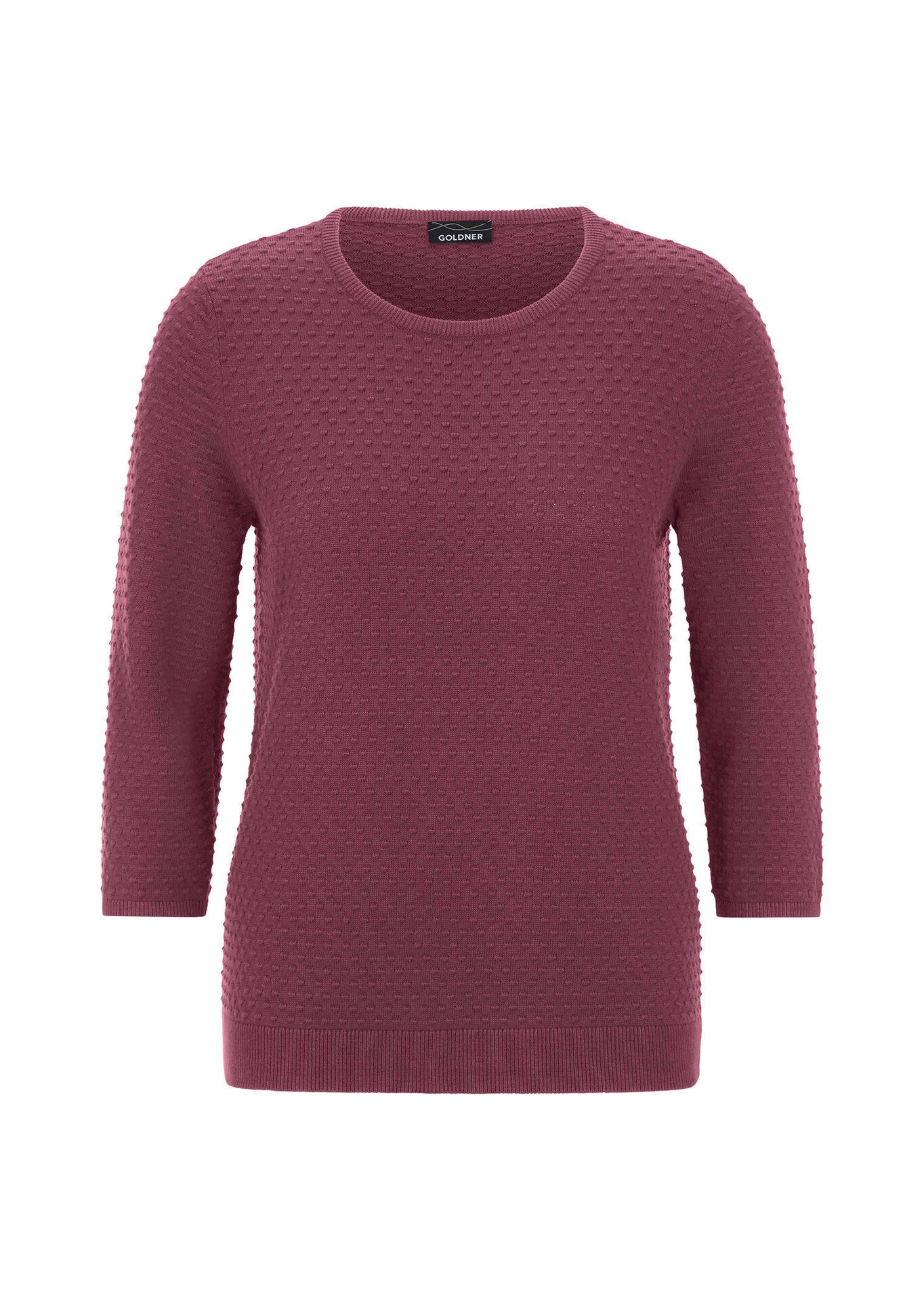 Tricot pullover met stippenmotief