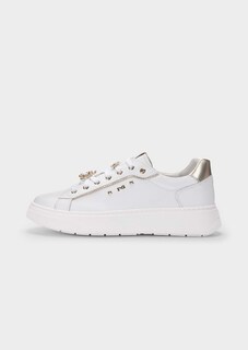Leder-Sneaker mit Glanz-Details thumbnail 3