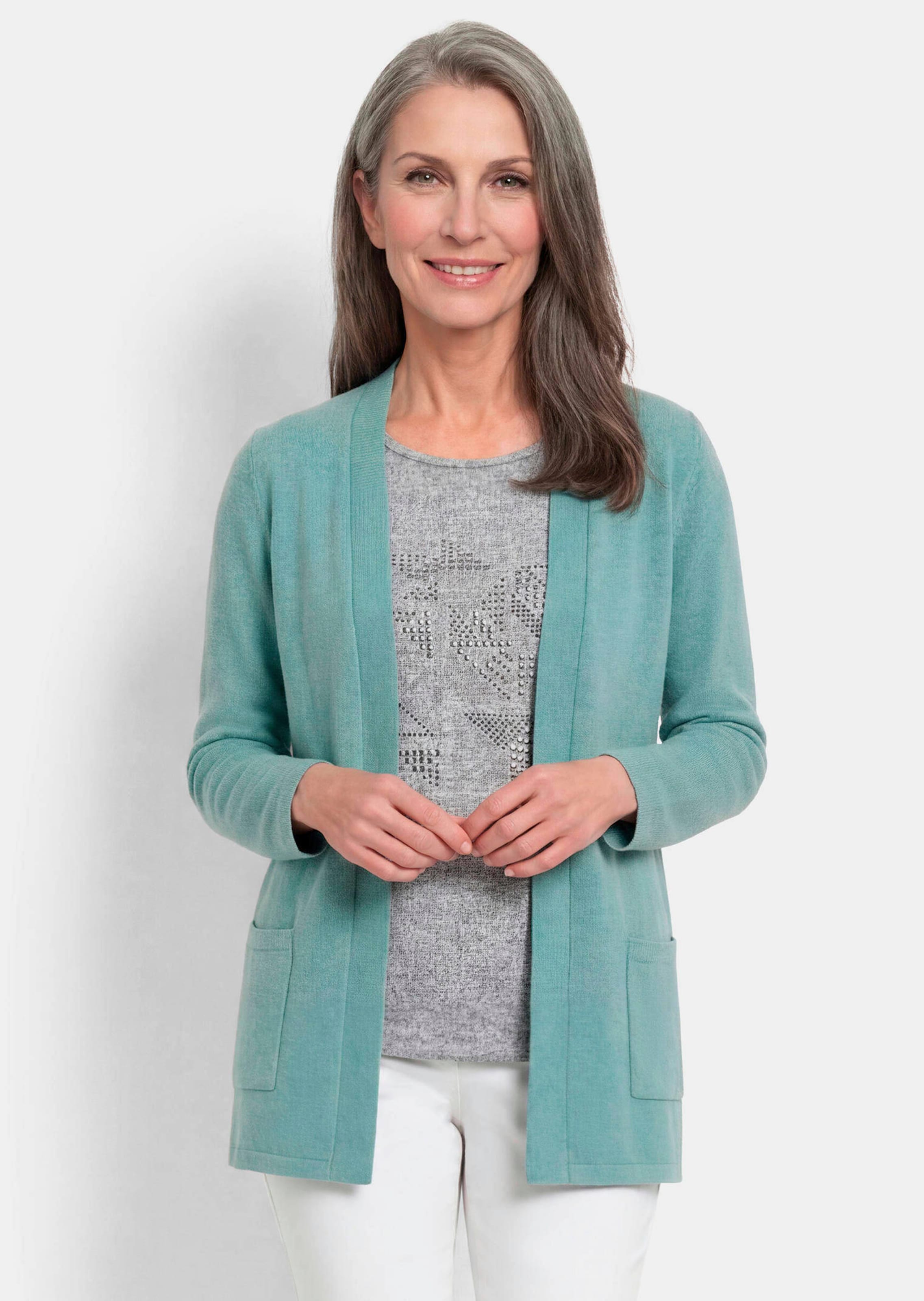 Cardigan van COTTAMIRA zonder sluiting