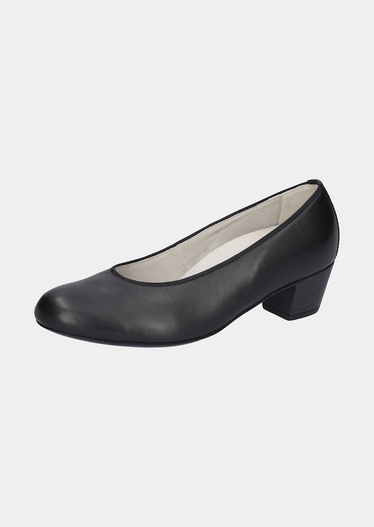 Schlichte Pumps aus Nappaleder