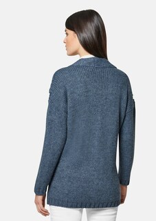 Verschlusslose Strickjacke im Makramé-Stil thumbnail 4