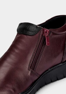 Stiefeletten aus Leder mit Reissverschlüssen thumbnail 3