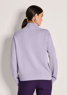 Stehkragen-Pullover in edler Melange thumbnail 4