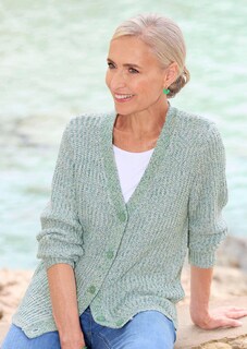 Cardigan en maille ruban multicolore thumbnail 7