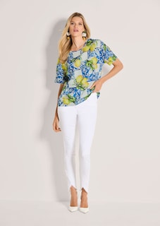 Bluse mit Zitronen-Print thumbnail 3
