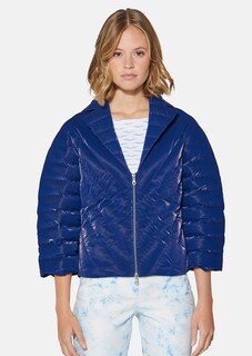 Kurze Steppjacke mit 3/4-Ärmeln thumbnail 2