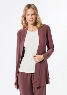 Weich fallende Jersey-Longjacke thumbnail 1