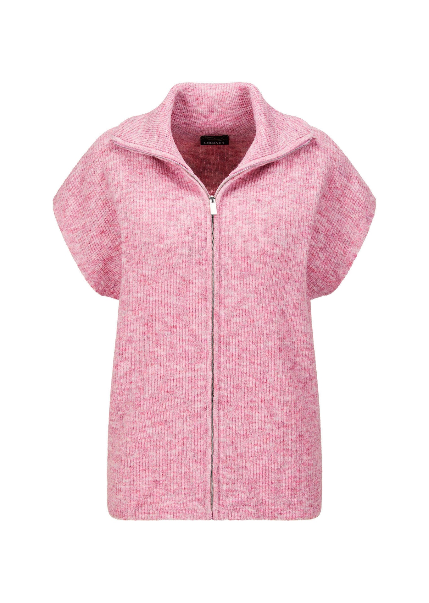 Gilet en tricot avec fermeture zippée