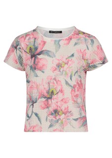 Strukturiertes Shirt mit Blumenmuster thumbnail 6