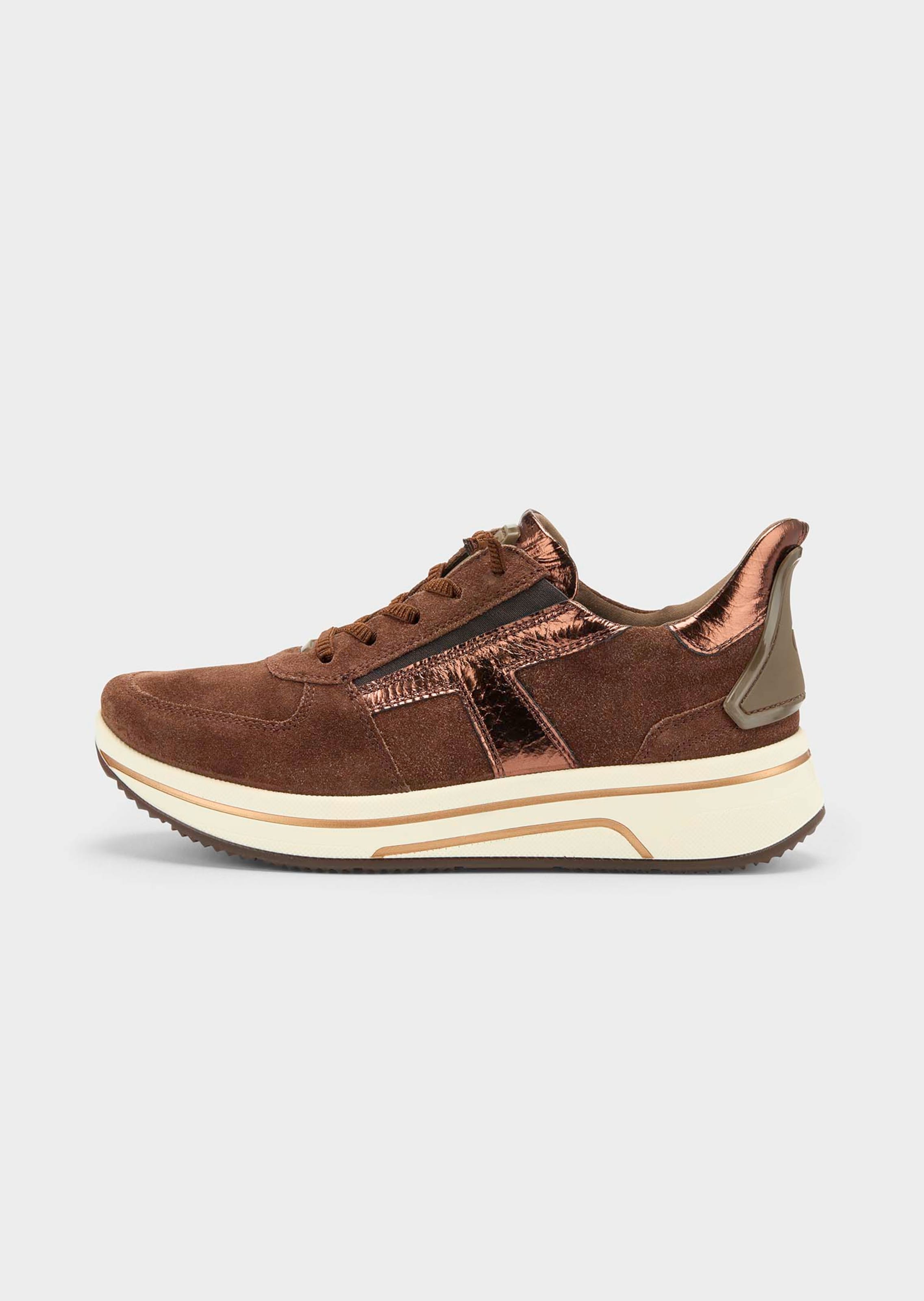 Eleganter Sneaker aus Veloursleder