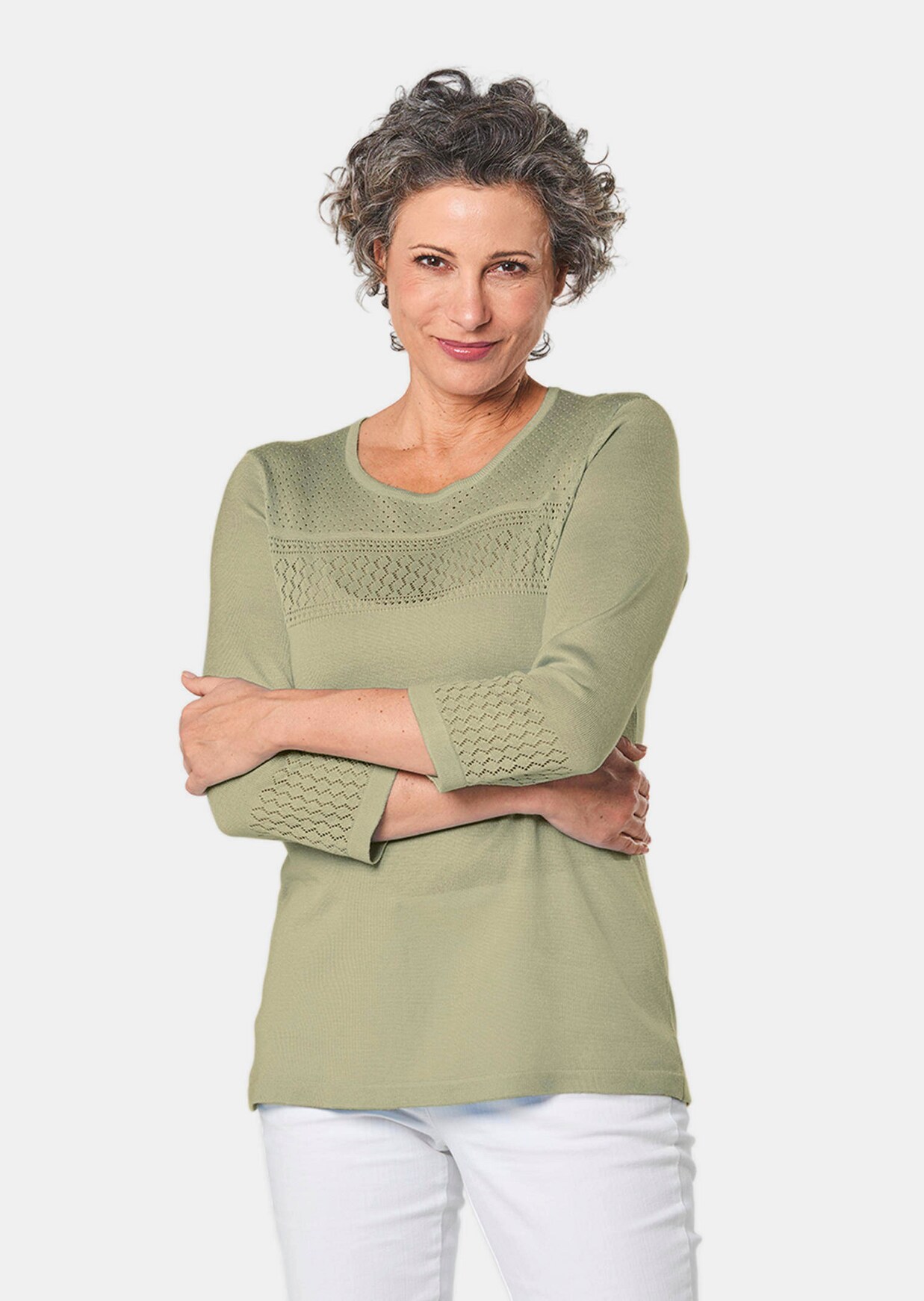 Pullover mit schönem Ajourmuster