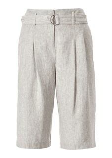 Highwaist-Bermuda in sommerlicher Leinenqualität thumbnail 2