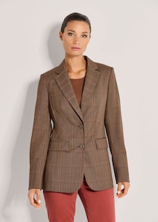 Karierter Blazer im Brit-Chic-Stil thumbnail 2