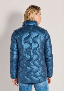 Wattierte Steppjacke mit Stehkragen thumbnail 4