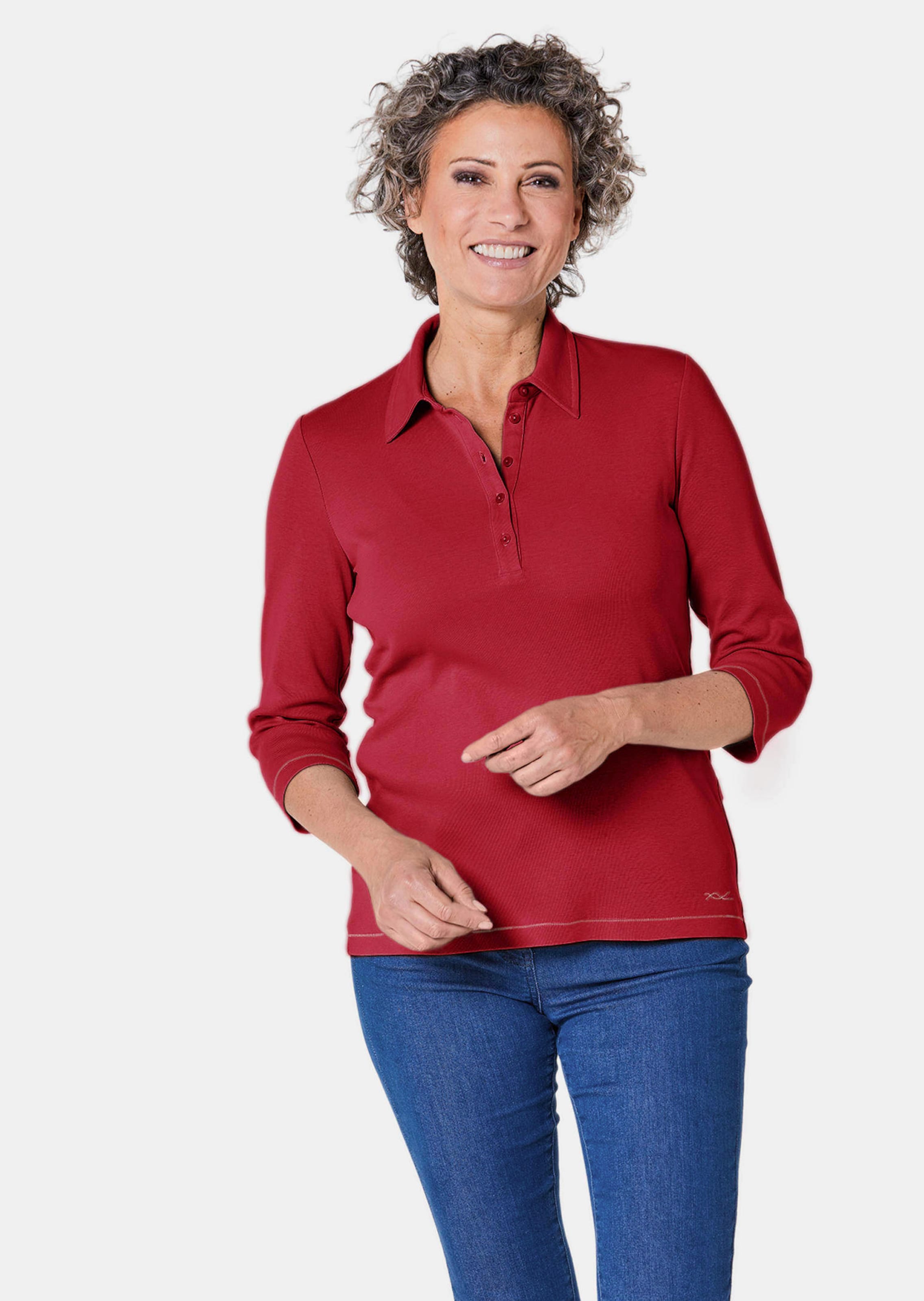 Polo avec broderie en pur coton
