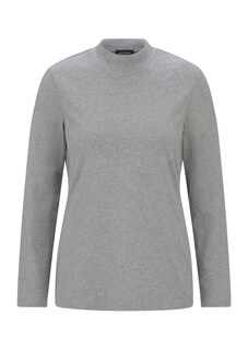 Langarmshirt mit Stehkragen aus Baumwolle thumbnail 6