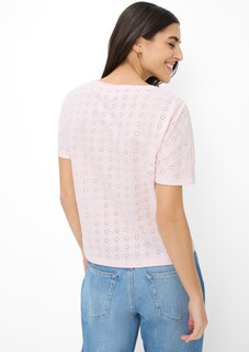 Shirt met ajourborduursel van puur katoen thumbnail 3