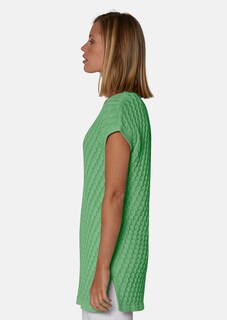 Baumwollpullover mit 3D-Zopfmuster-Mix thumbnail 5