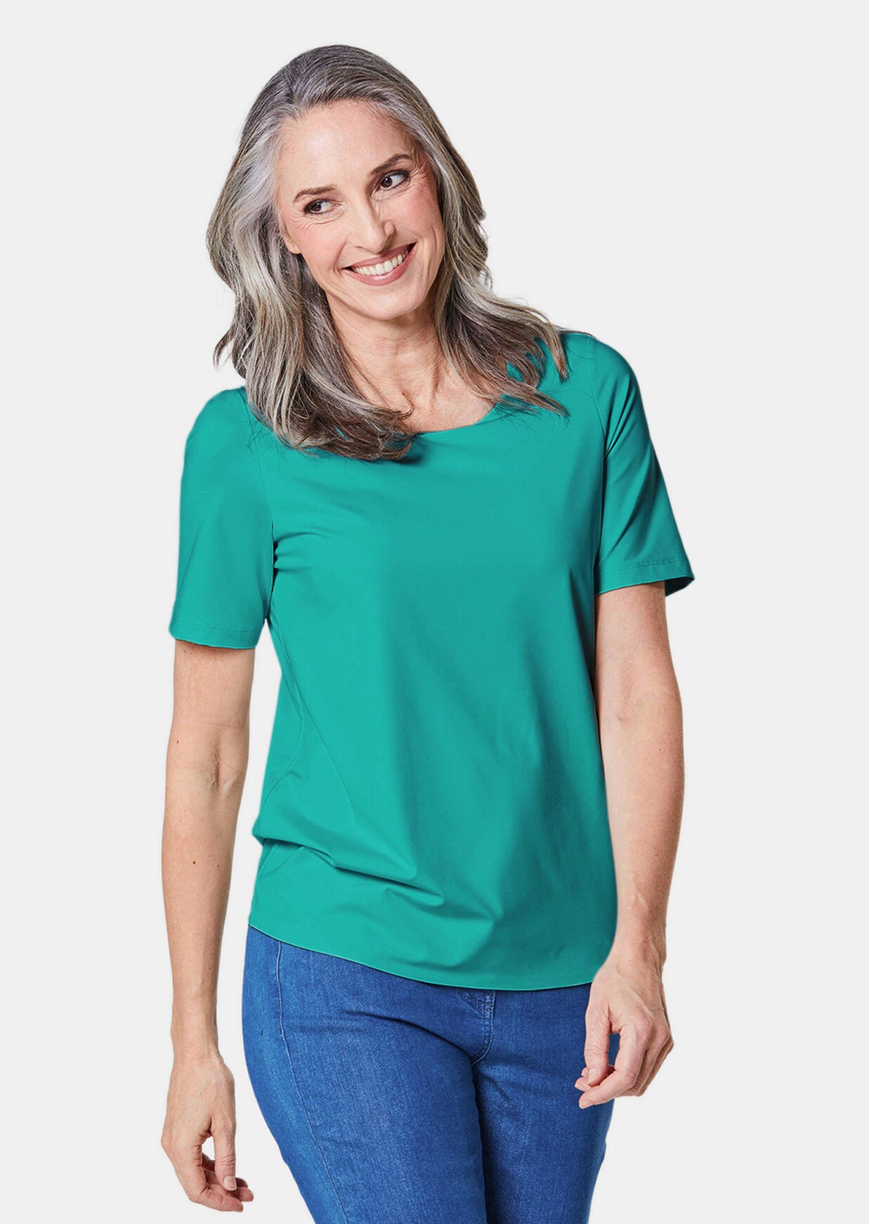 Gepflegtes Shirt in formstabiler Ware