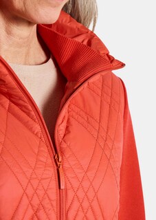 Veste de mi-saison matelassée avec tricot thumbnail 5