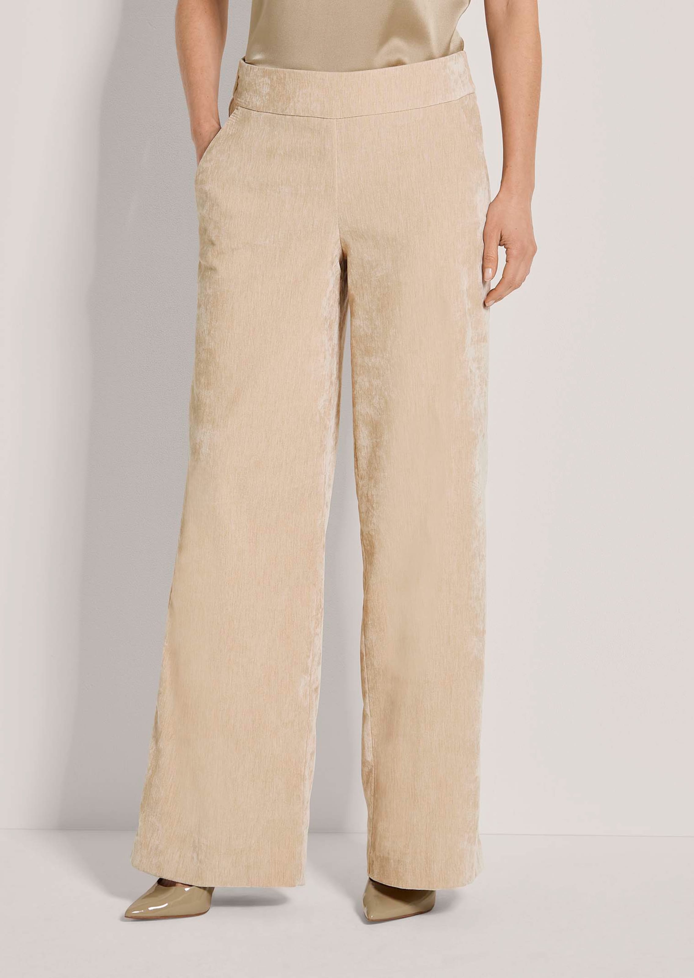Broek met wijde pijpen