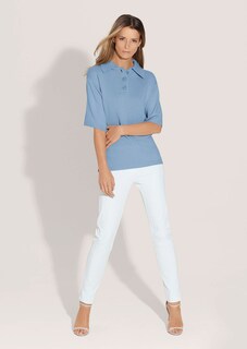 Polo-Pullover aus Schurwoll-Kaschmir-Mix thumbnail 2
