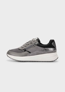 Sneaker aus Glatt- und Wildleder thumbnail 4