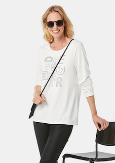 Confortable T-shirt avec pierres scintillantes thumbnail 4