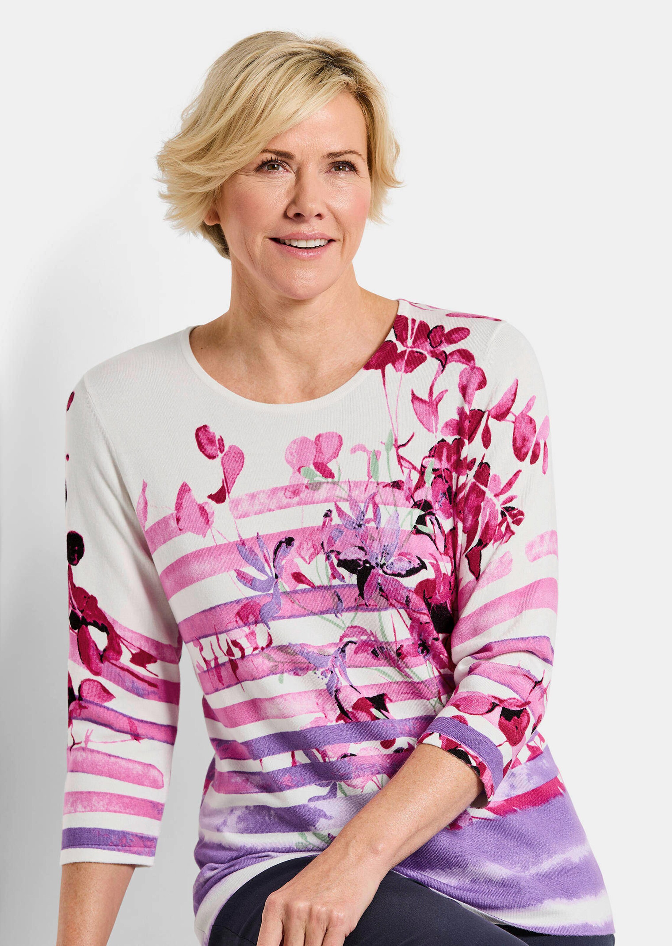 Onderhoudsarme pullover met boothals thumbnail 4
