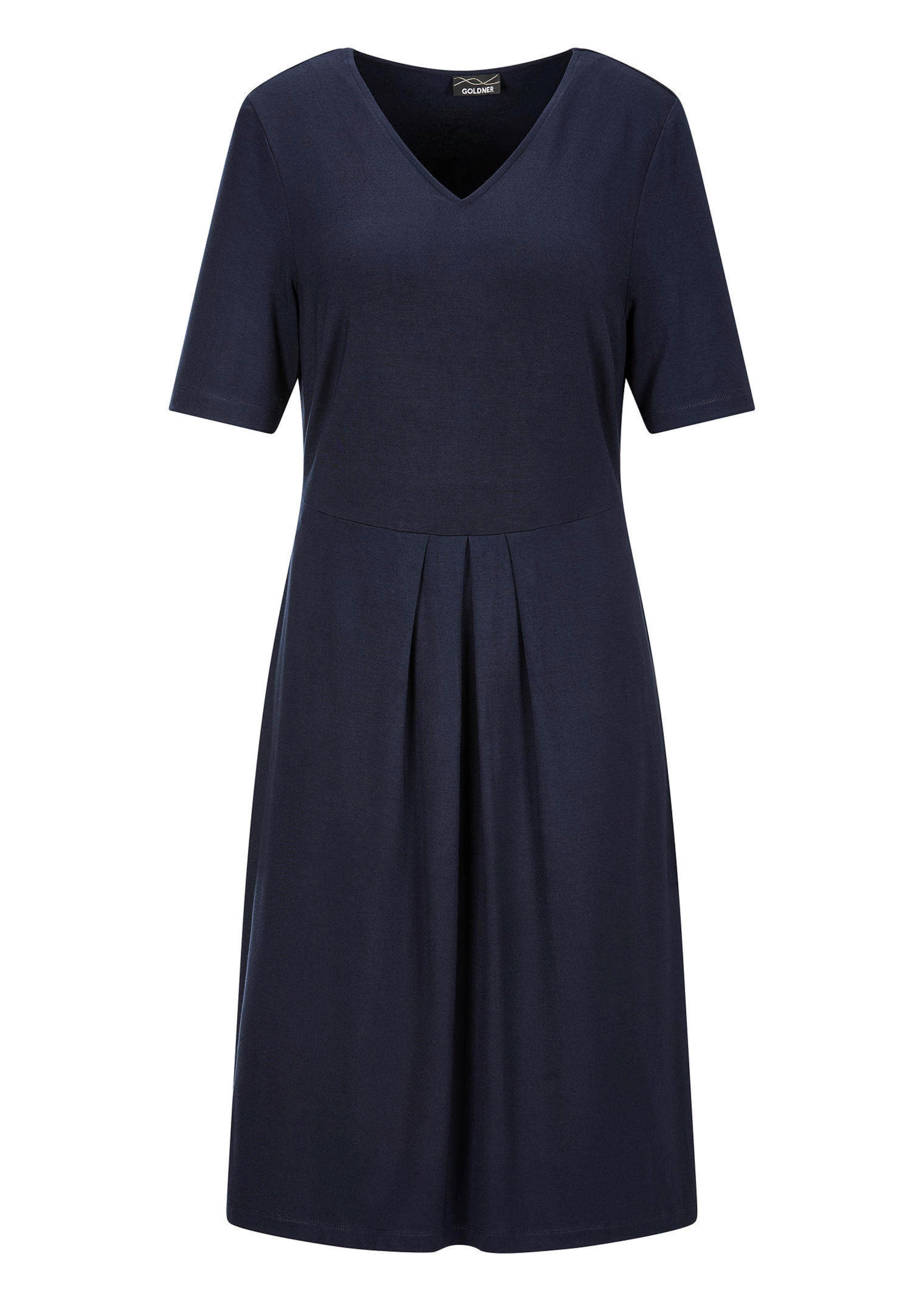 Jersey-Kleid mit V-Ausschnitt